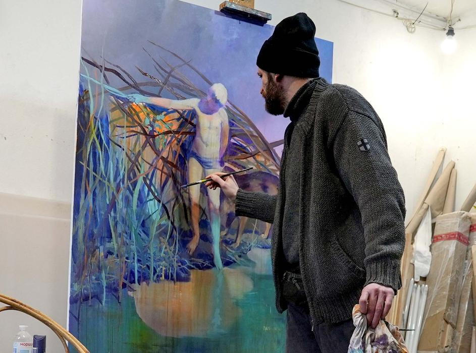 Dítě v kaluži, Bílý králík u svíčky, nahlédněte do mrazivého kyjevského ateliéru