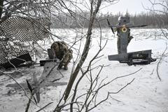 FILE PHOTO: National Police Special Purpose Battalion of Zaporizhzhia region near the frontline town of Pokrovsk in Donetsk region