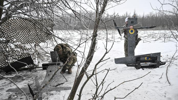 FILE PHOTO: National Police Special Purpose Battalion of Zaporizhzhia region near the frontline town of Pokrovsk in Donetsk region
