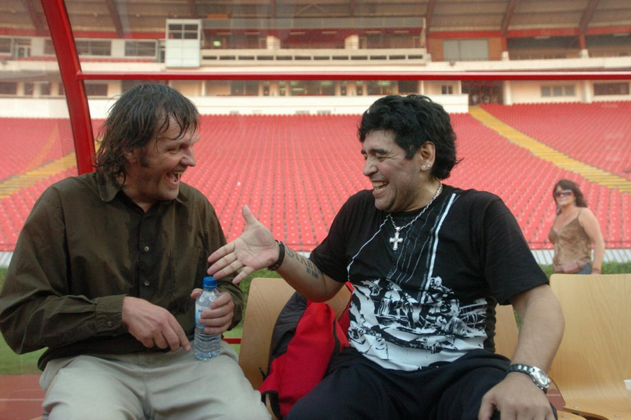 Z dokumentu Maradona režie Kusturica.