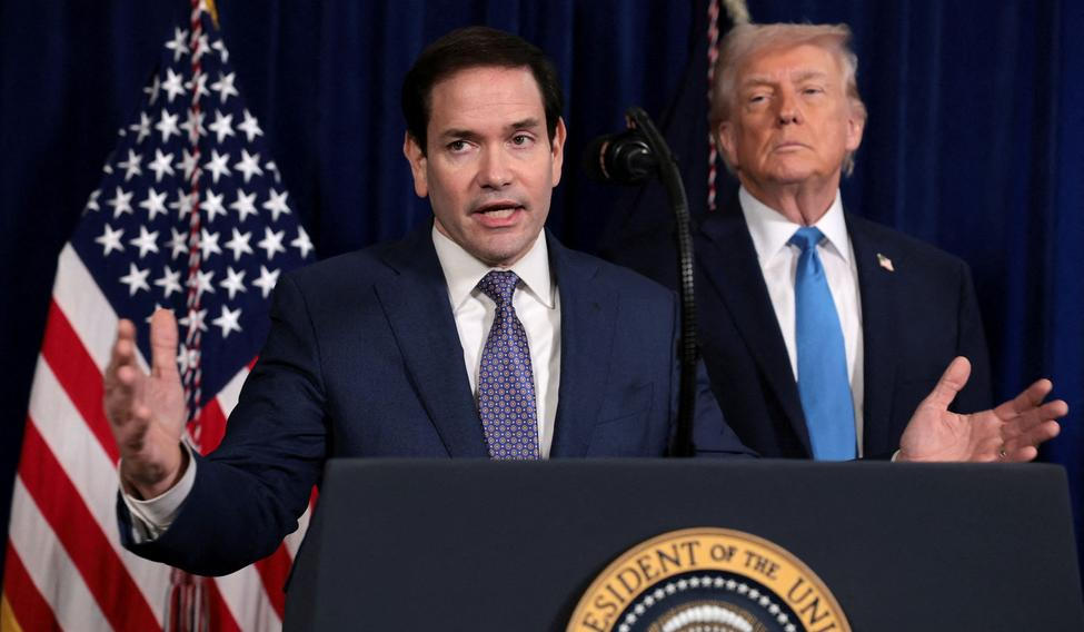 FILE PHOTO: Marco Rubio steps down as acting head of the US National Archives