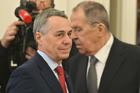 Russian Foreign Minister Sergey Lavrov meet with his Swiss counterpart Ignazio Cassis in Moscow