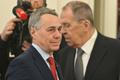 Russian Foreign Minister Sergey Lavrov meet with his Swiss counterpart Ignazio Cassis in Moscow