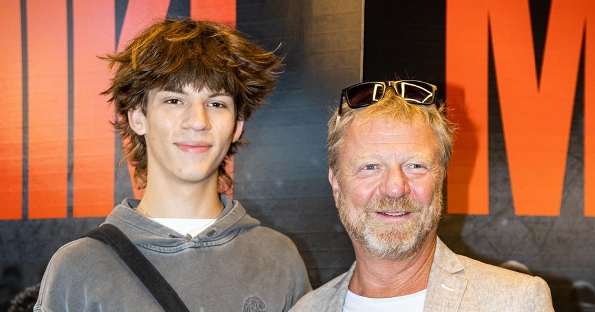 Maroš Kramár se synem Markem