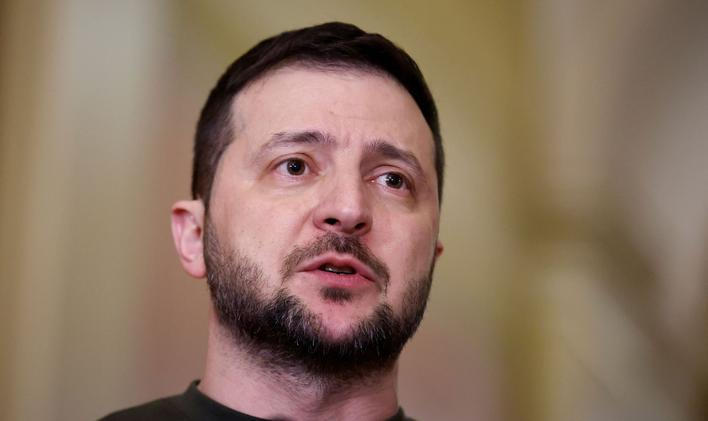 Ukrajinský prezident Volodymyr Zelenskyj.