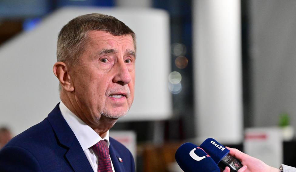 Premiér Andrej Babiš (ANO).