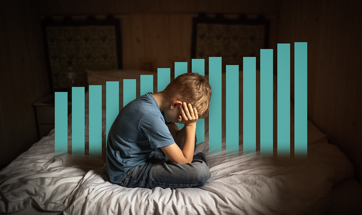 Psychické potížíe dětí - ilustrační foto