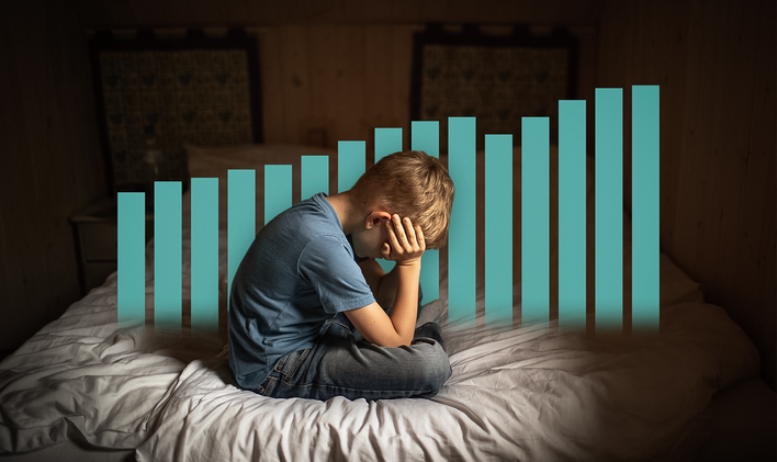 Psychické potížíe dětí - ilustrační foto