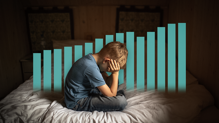 Psychické potížíe dětí - ilustrační foto