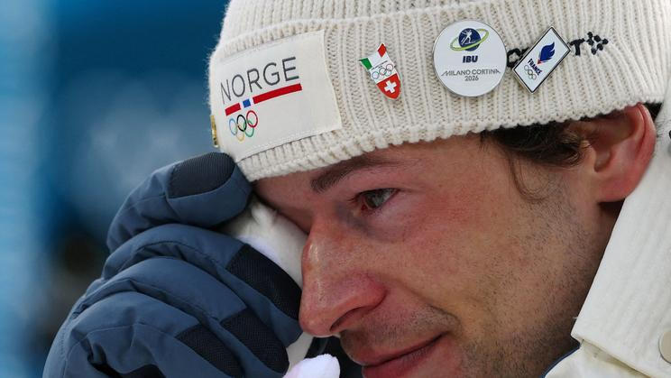 Biathlon - Men's 20km Individual Victory Ceremony