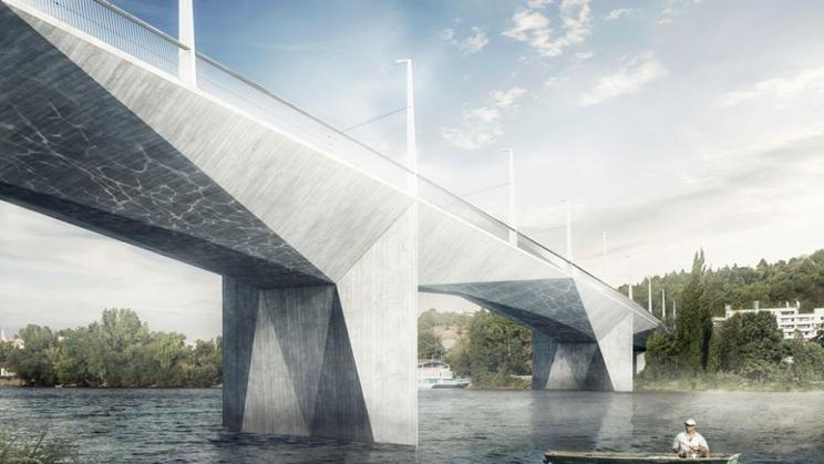 Vizualizace Dvorecký most Ateliér 6