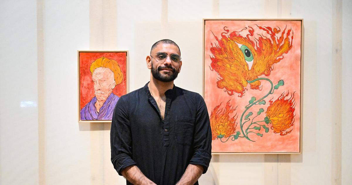 Mýty i AI. Indický umělec Rahal zve v Galerii Rudolfinum za hranice města času