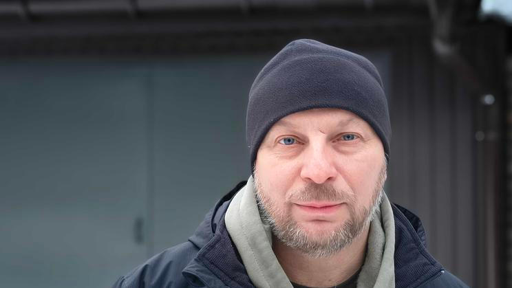 Ukrajinský politik a voják Stepan Barna. Kyjev, 11. února 2026.