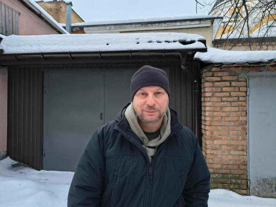 Stepan Barna byl před válkou aktivním politikem, ale to se změnilo ruským útokem na konci února 2022; Kyjev, 11. února 2026.