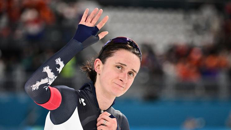 Martina Sáblíková v závodě na 5000 m na ZOH 2026