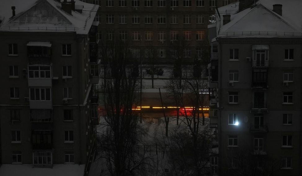 Power blackout in Kyiv
