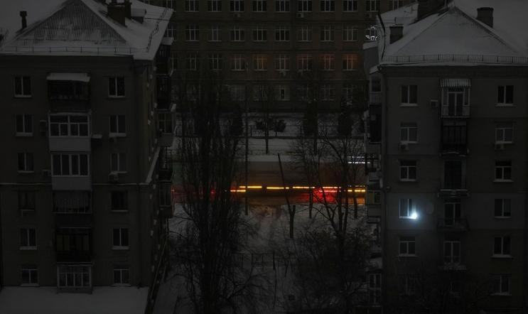 Power blackout in Kyiv