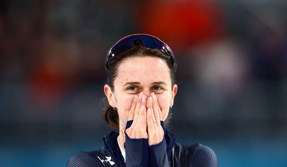 Martina Sáblikova v závodě na 5000 m na ZOH 2026