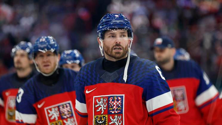 Zklamaný Michal Kempný po zápase Česko - Kanada na ZOH 2026