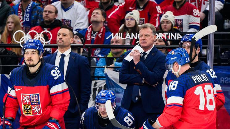 Radim Rulík (vpravo) a Tomáš Plekanec při utkání proti Kanadě