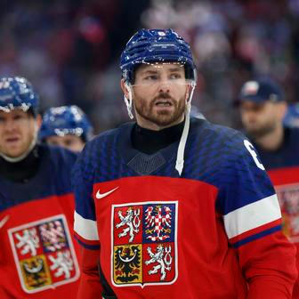 Zklamaný Michal Kempný po zápase Česko - Kanada na ZOH 2026