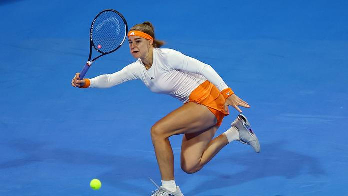 Karolína Muchová na turnaji v Dauhá 2026