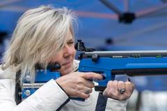 Hokejový dres č. 61 a prezident, který si to opravdu užívá