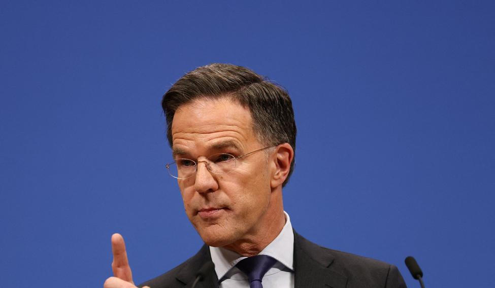 NATO Secretary General Rutte holds a press conference at the Alliance headquarters in Brussels