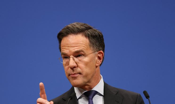 NATO Secretary General Rutte holds a press conference at the Alliance headquarters in Brussels