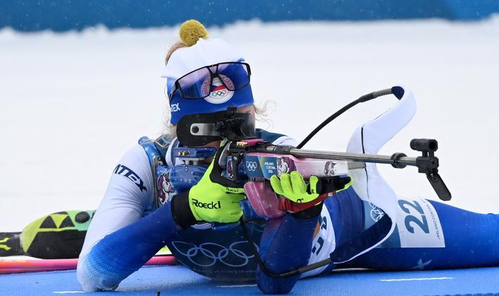 Markéta Davidová ve sprintu na ZOH 2026