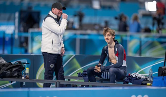 Trenér Kalon Dobbin a Metoděj Jílek