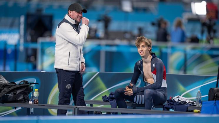 Trenér Kalon Dobbin a Metoděj Jílek