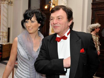 Pavel Trávníček s manželkou Monikou