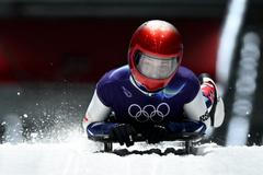 Skeletonistka Anna Fernstädtová na ZOH 2026