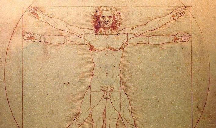 expozícia Vitruviánsky muž