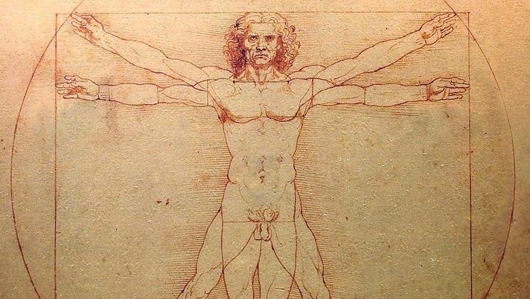 expozícia Vitruviánsky muž