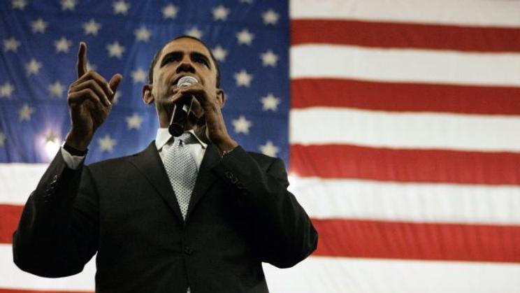 USA volby Obama