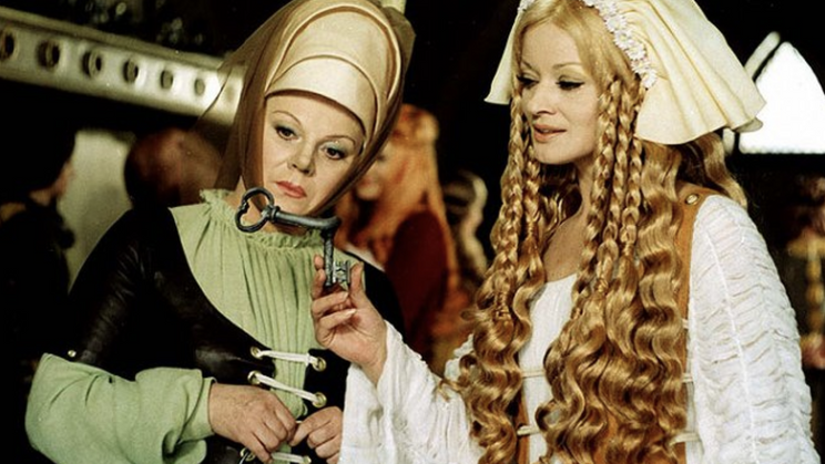 Jana Brejchová jako královna Eliška Pomořanská v Noci na Karlštejně.