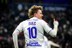 Pavel Šulc během zápasu Lyon - Nice