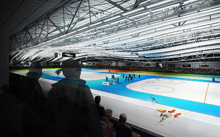 Velký Osek chce stavět rychlobruslařskou halu