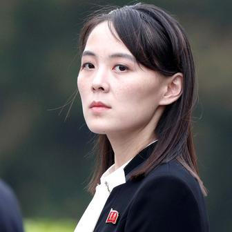 FILE PHOTO: Kim Yo Jong, sister of North Korea's leader Kim Jong Un attends wreath laying ceremony at Ho Chi Minh Mausoleum in Hanoi