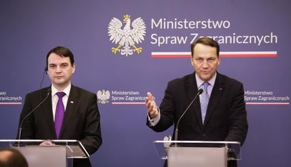 Setkání ministrů zahraničních věcí Polska a České republiky ve Varšavě