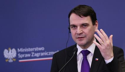 Polish and Czech foreign ministers meeting in Warsaw
