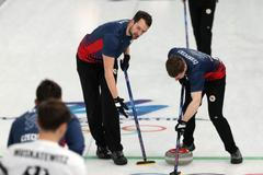 Čeští curleři v zápase Německem na ZOH 2026