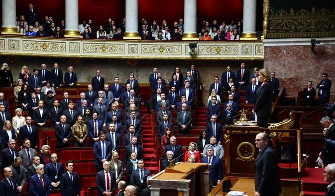 Questions to the government session at the National Assembly in Paris