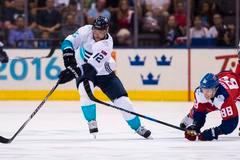 Marián Gáborík a David Pastrňák na Světovém poháru 2016