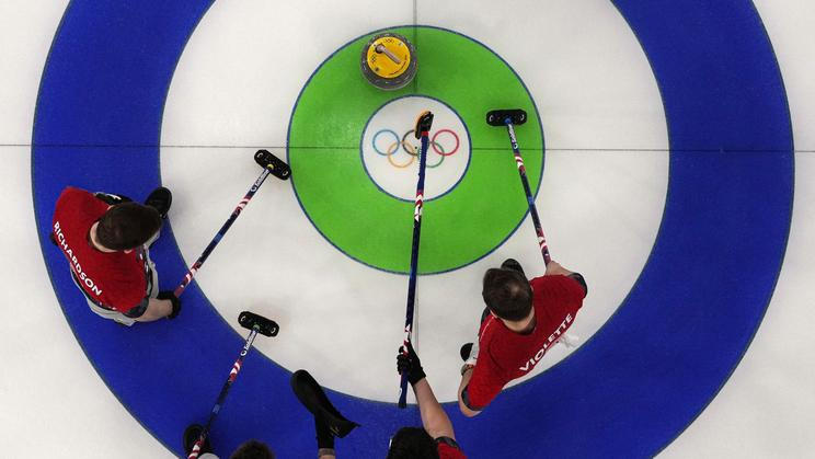 Curling - Men's Round Robin Session 10 - United States of America vs Italy