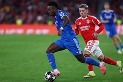 Vinícius Júnior v zápase Ligy mistrů proti Benfice