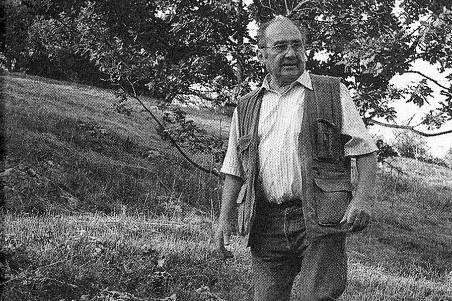 Jiří Markovič po letech na místě činu v Prokopském údolí.