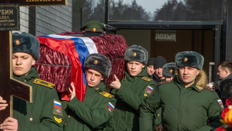 Tyumen,,Russia.,February,25,,2025.,Funeral,Of,A,Serviceman,Of